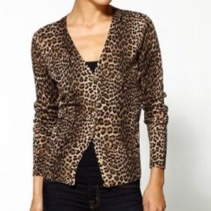 Michael Kors leopard print cardigan